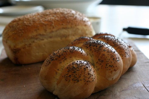 white yeast bread